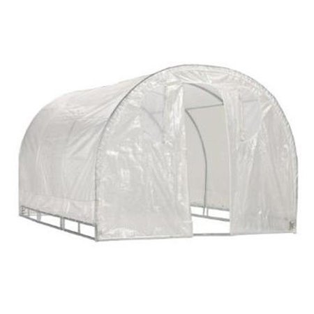 JEWETT CAMERON Weatherguard 6'6"Hx8'Wx8'L round top greenhouse-IS 63001 IS 63001